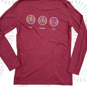 Garden Like A Girl Ruggedly Feminine ELEMENTS Eco Friendly long sleeve tee